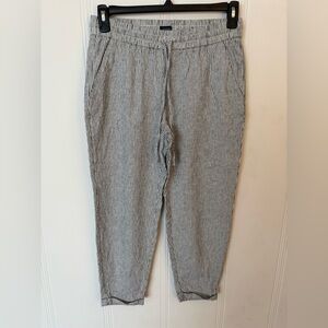 J. Crew Women's navy and White Striped Chinos. A great beach pant!!